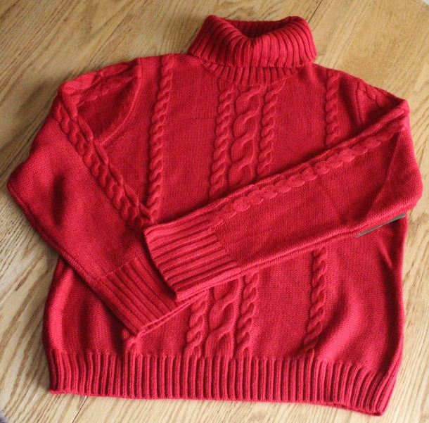 My new sale sweater. :)